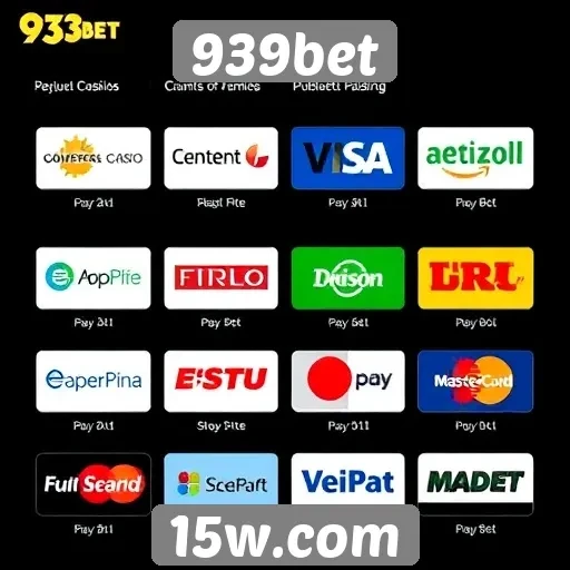 Sistemas de pagamento disponíveis no 939bet são diversificados